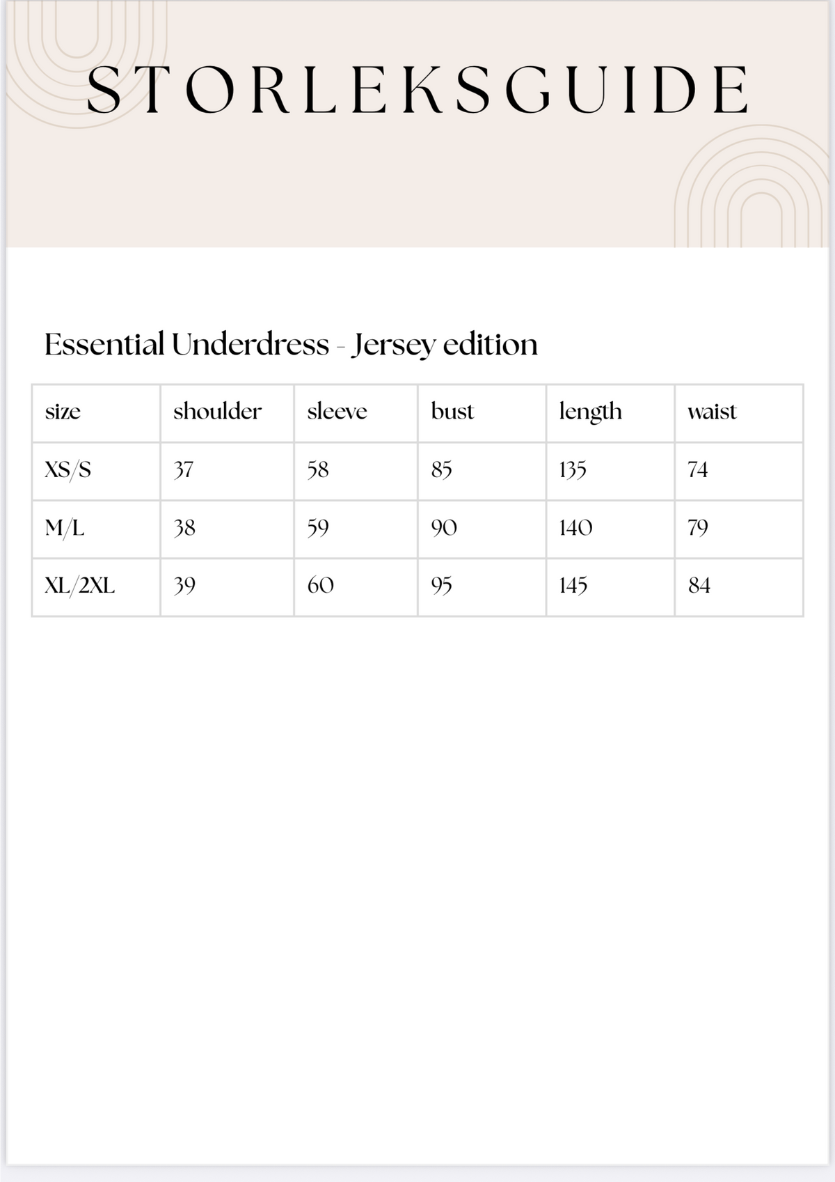Essential Underdress — Jersey Edition