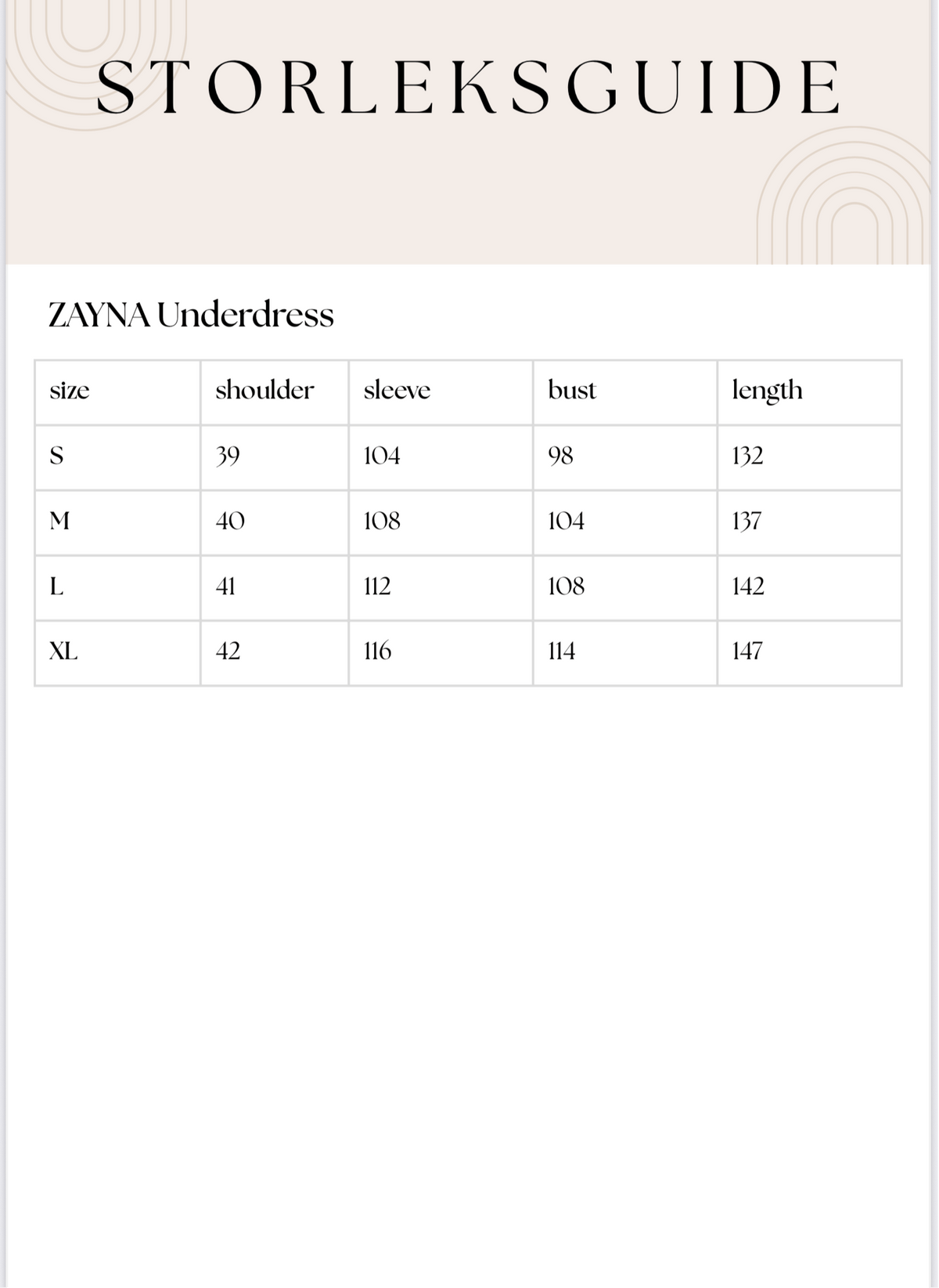 Zayna Underdress