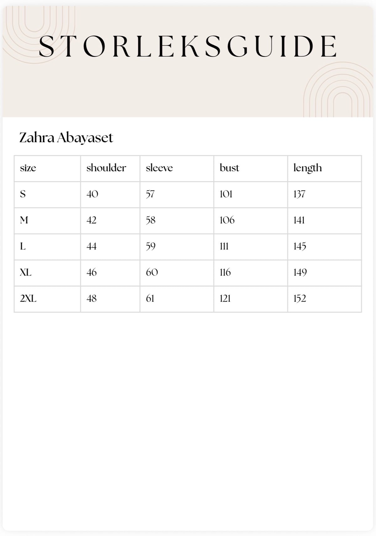 ZAHRA – Abayaset med pärldetaljer