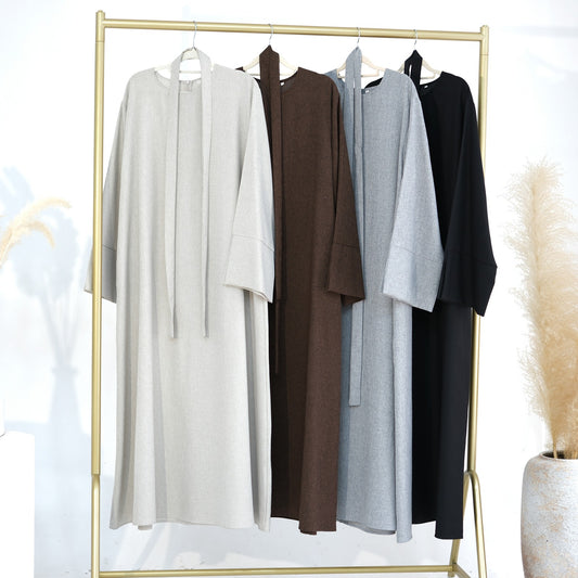 Mira Linen Abaya