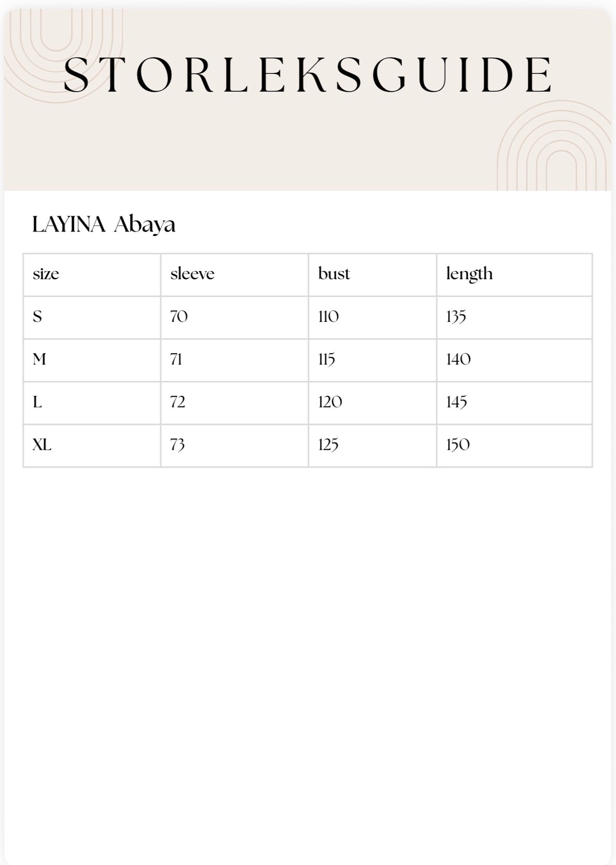 LAYINA Abaya