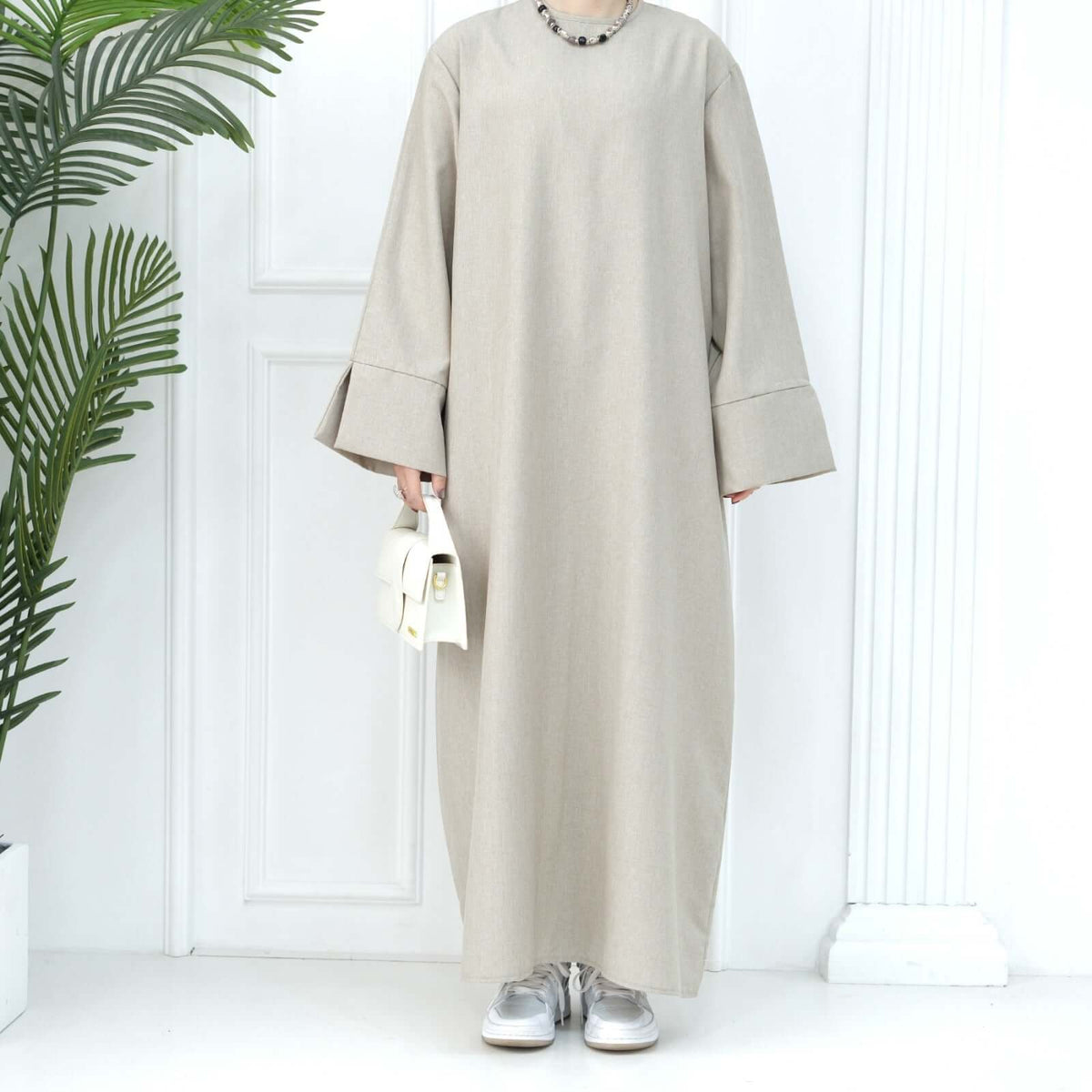 Lina Linen Abaya